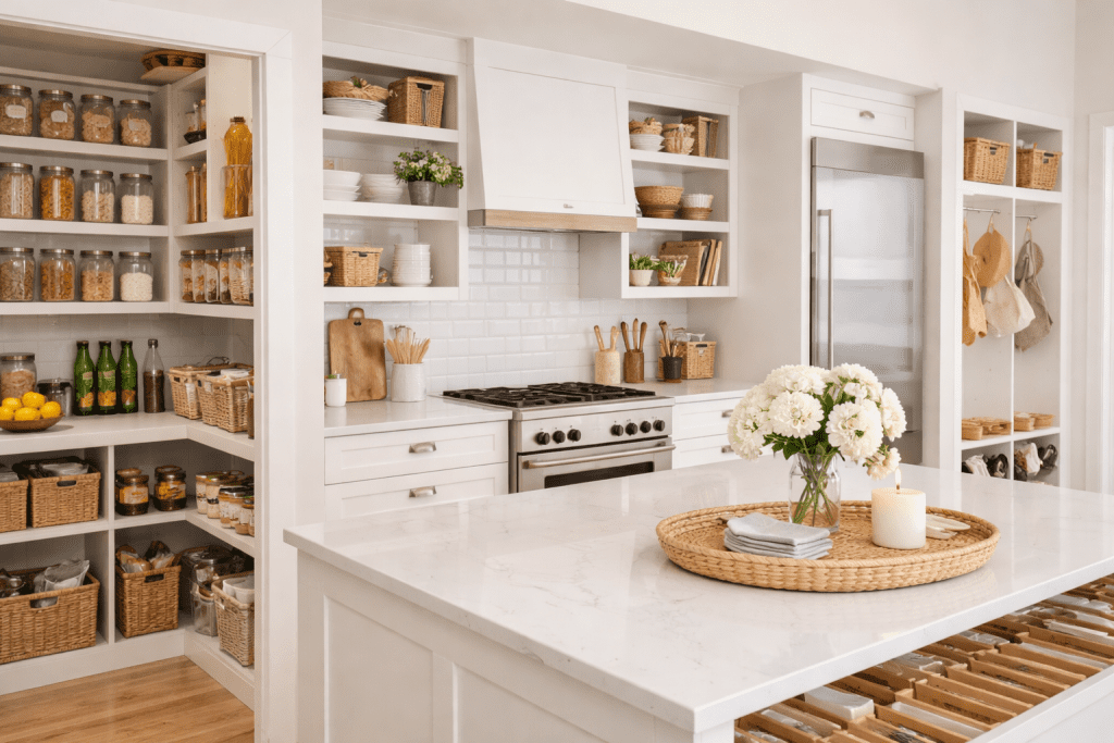 Organized home with a system that works