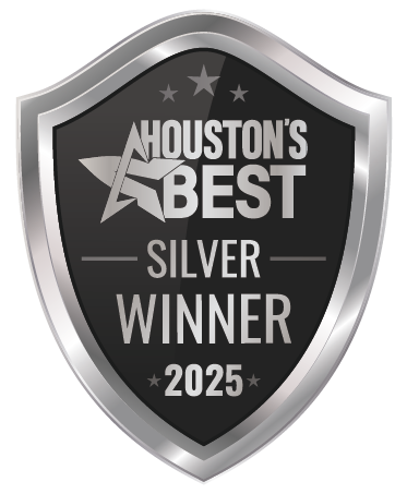 KD-Clutter Houston's Best 2025 Silver Winner badge