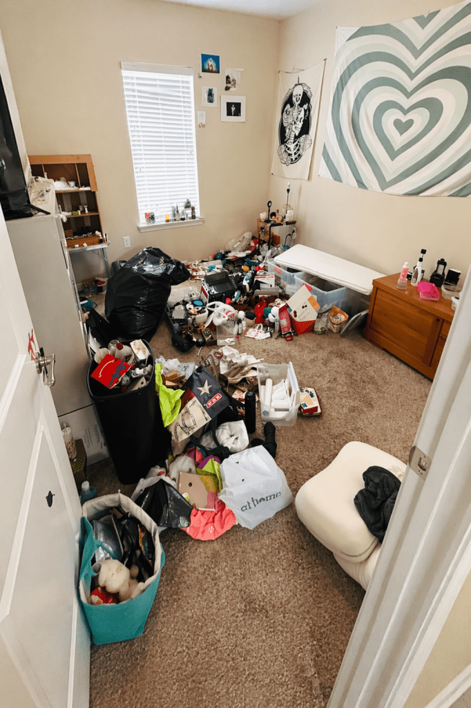KD-Clutter home organizer Klein TX before and after