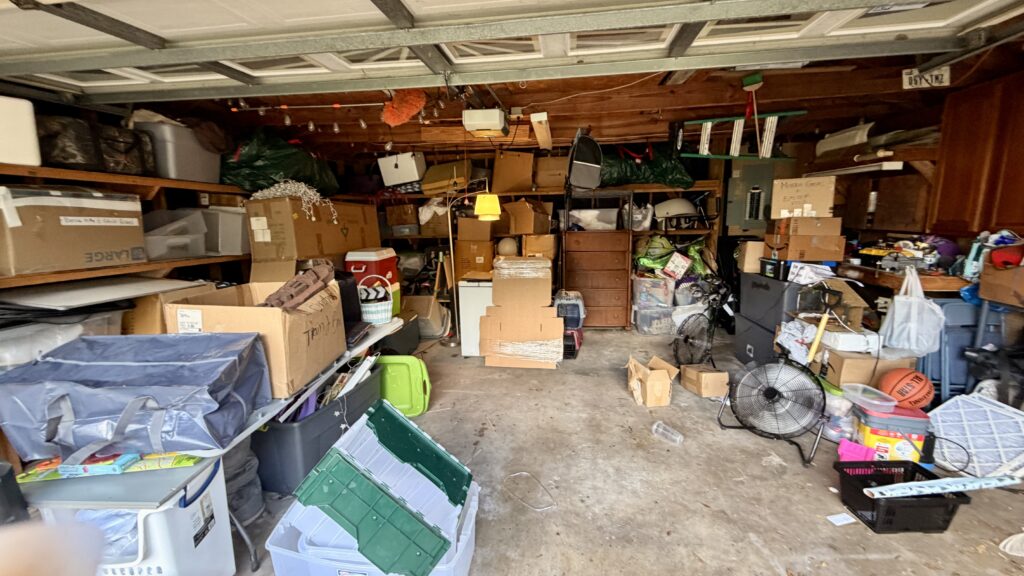 Garage clean out and decluttering project in The Woodlands, TX by KD-Clutter